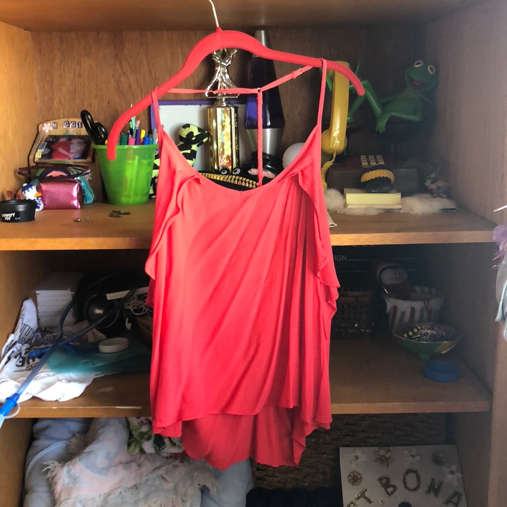 Red tank top